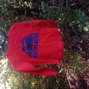 Boys Orange long sleeve shirt